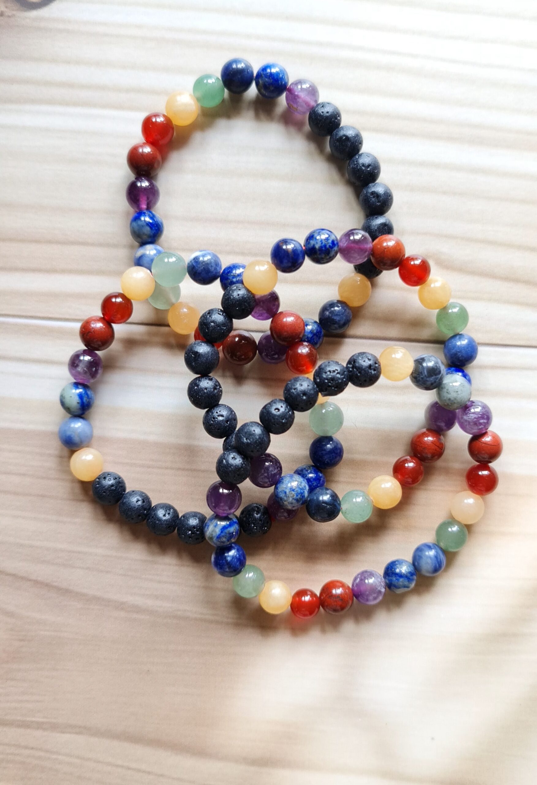 7 Chakra Lava Diffuser Bracelet - Image 3