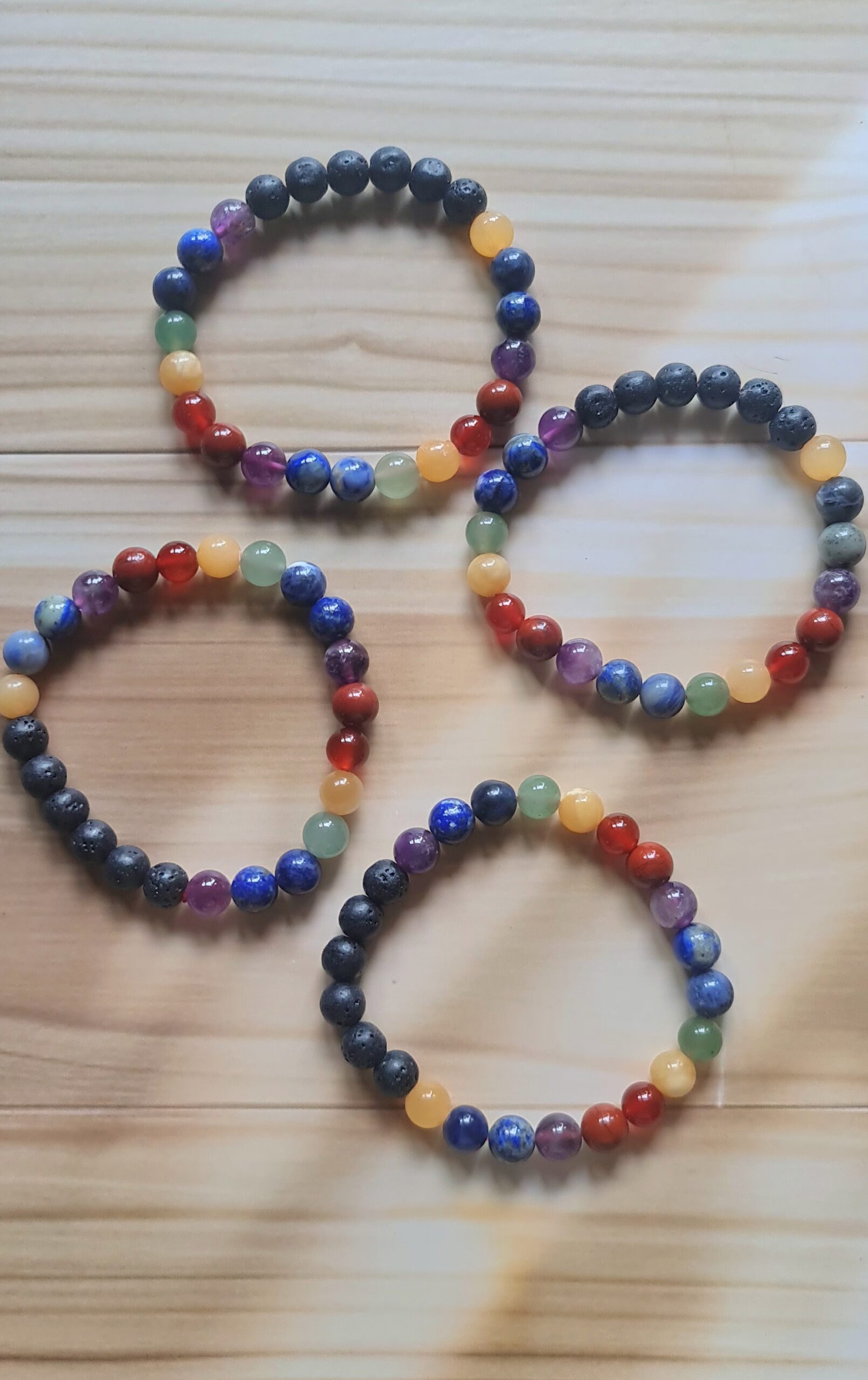 7 Chakra Lava Diffuser Bracelet - Image 4