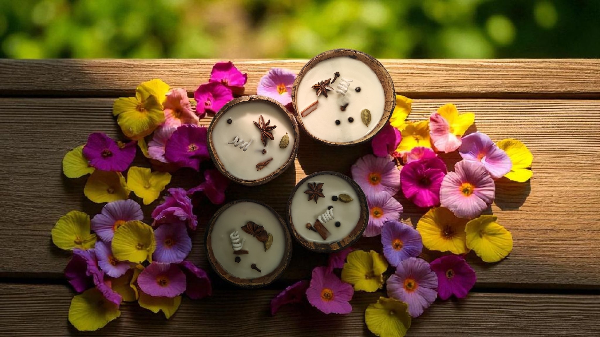 Coconut Shell Candle - Image 3