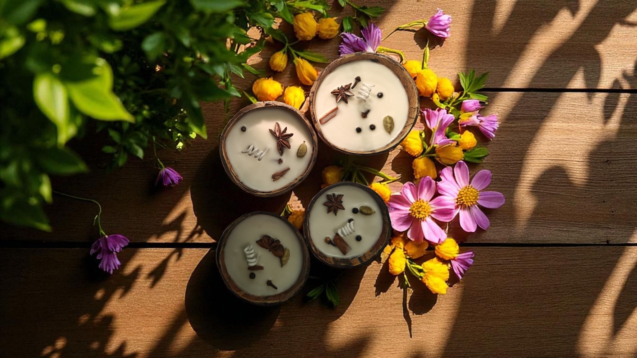 Coconut Shell Candle