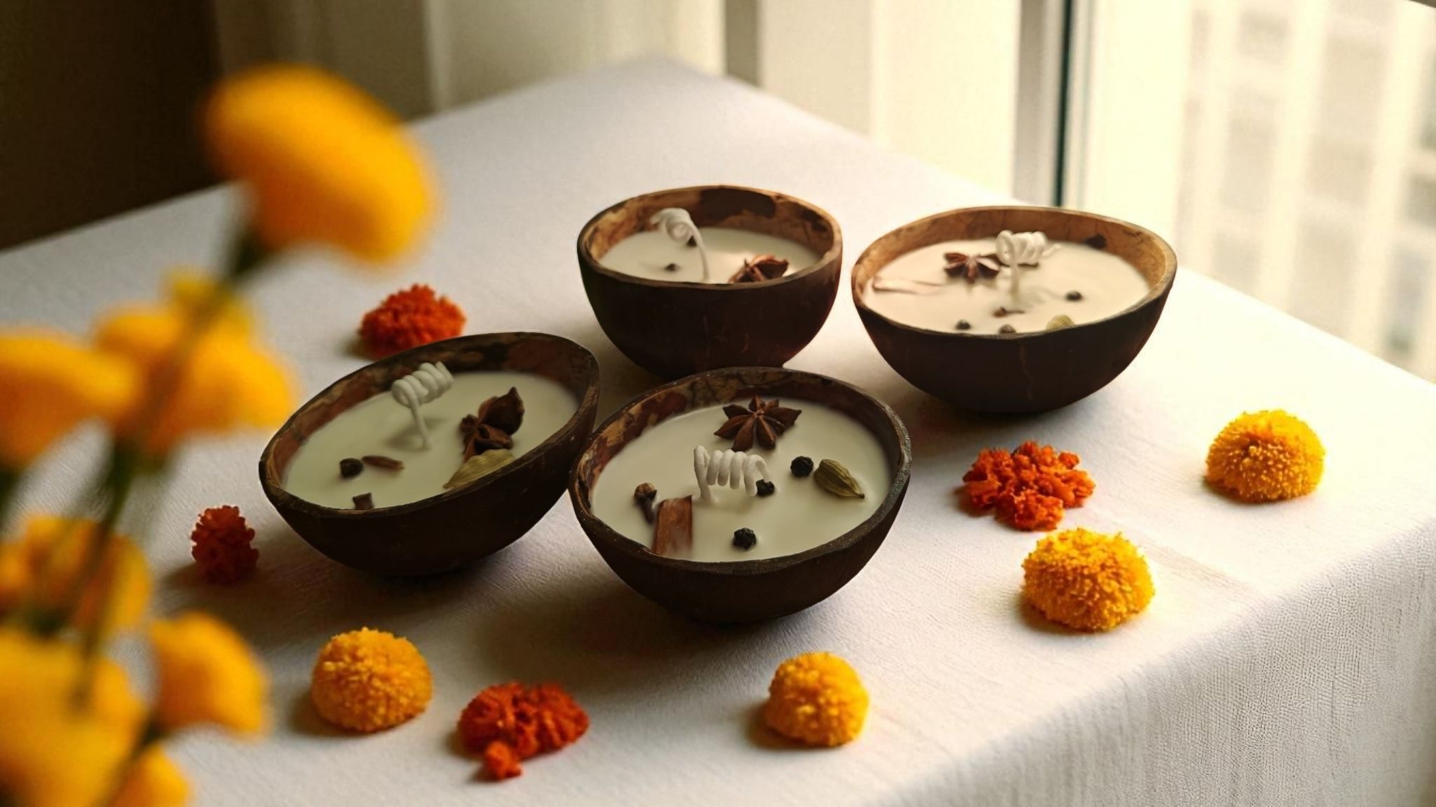 Coconut Shell Candle - Image 5