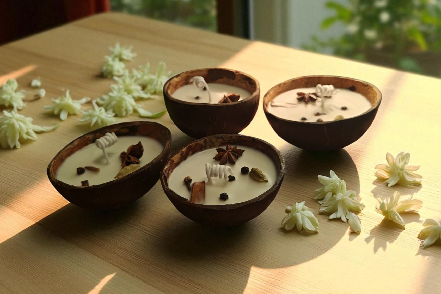 Coconut Shell Candle - Image 4